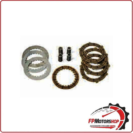 KIT DISCHI FRIZIONE MOTO PER FCS0548M FERODO MALAGUTI GRIZZLY 50 84 RGT