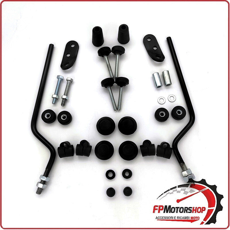 KIT ATTACCHI PARABREZZA SCOOTER PER MBK EVOLIS 50 92> BIONDI 8500932