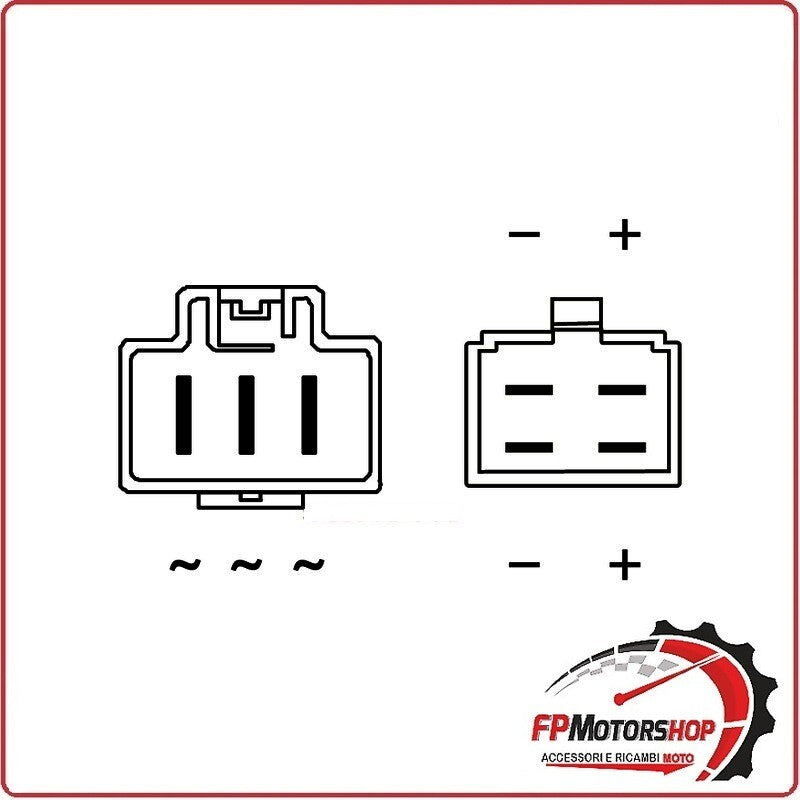 REGOLATORE DI TENSIONE SUN PER HONDA CBR 600RR 03-06 12V CONNETTORI