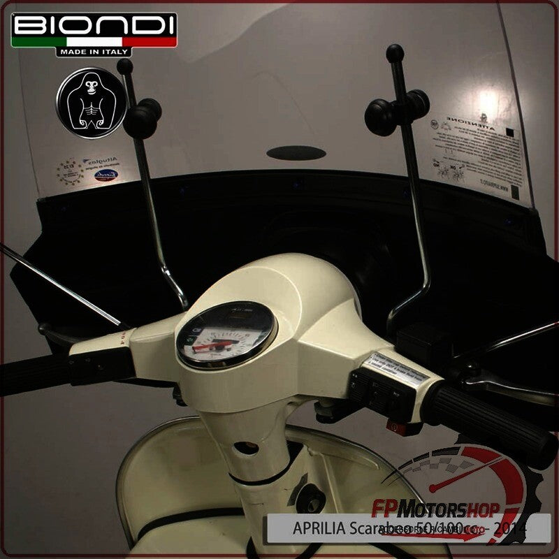 KIT ATTACCHI PARABREZZA SCOOTER PER PIAGGIO VESPA PX FRENI DISCO BIONDI 8500810