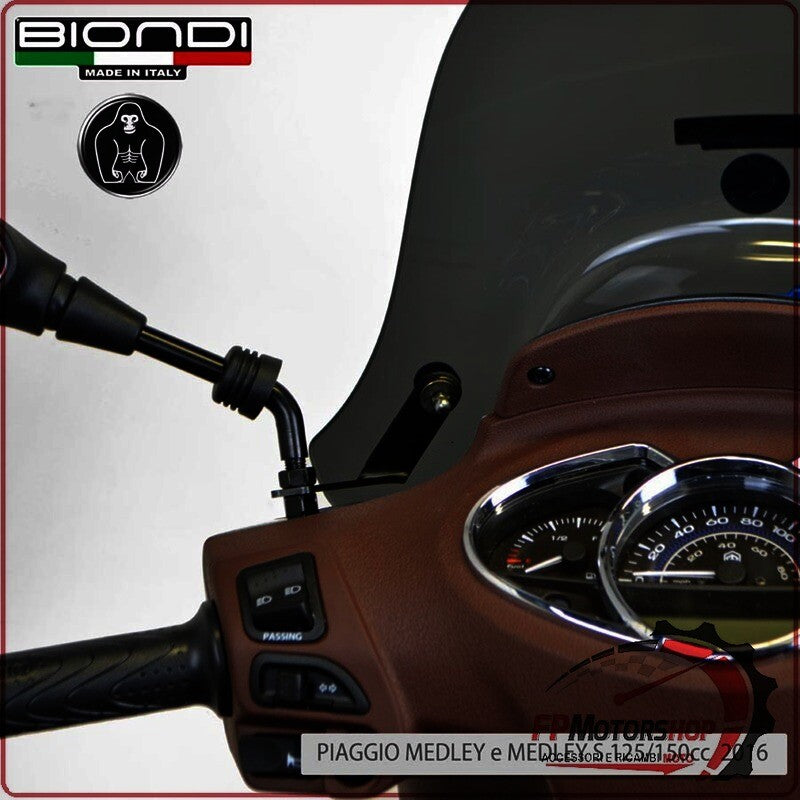 KIT ATTACCHI PARABREZZA PER SCOOTER WILD MEDLEY 125 150 2016> BIONDI