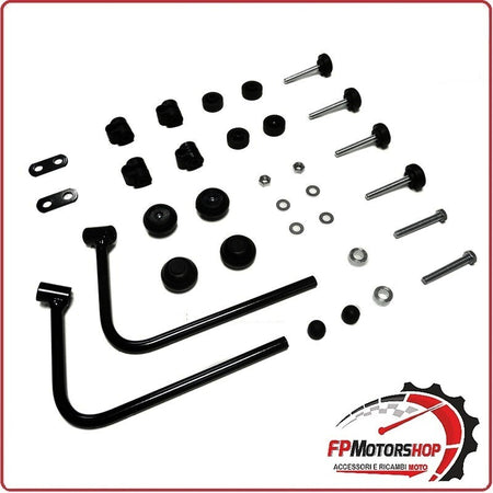 KIT ATTACCHI PARABREZZA PER SCOOTER APRILIA SR MOTARD 50 2012> BIONDI