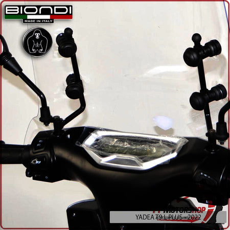 KIT ATTACCHI PARABREZZA SCOOTER PER YADEA T9 PLUS 22> BIONDI 8500479 YEDEA