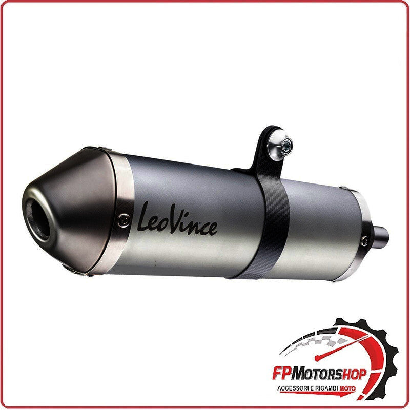 TERMINALE SCARICO COMPLETO X-FIGHT INOX PER RIEJU MRT 50 09-12 LEOVINCE 3281