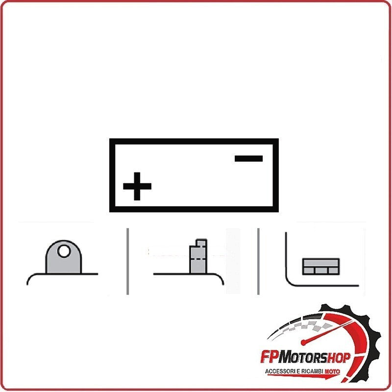 BATTERIA PER MOTO YUASA B49-6 6V 8AH 91X83X161MM BMW R 25/2 250 50/2