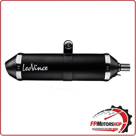 TERMINALE DI SCARICO CARBON PER SHERCO SE/SM-R/RS 50 21- LEOVINCE OMOLOGATO