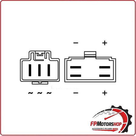 REGOLATORE DI TENSIONE PER HONDA CBR600F 01-06 ELECTROSPORT ESR431 12V 