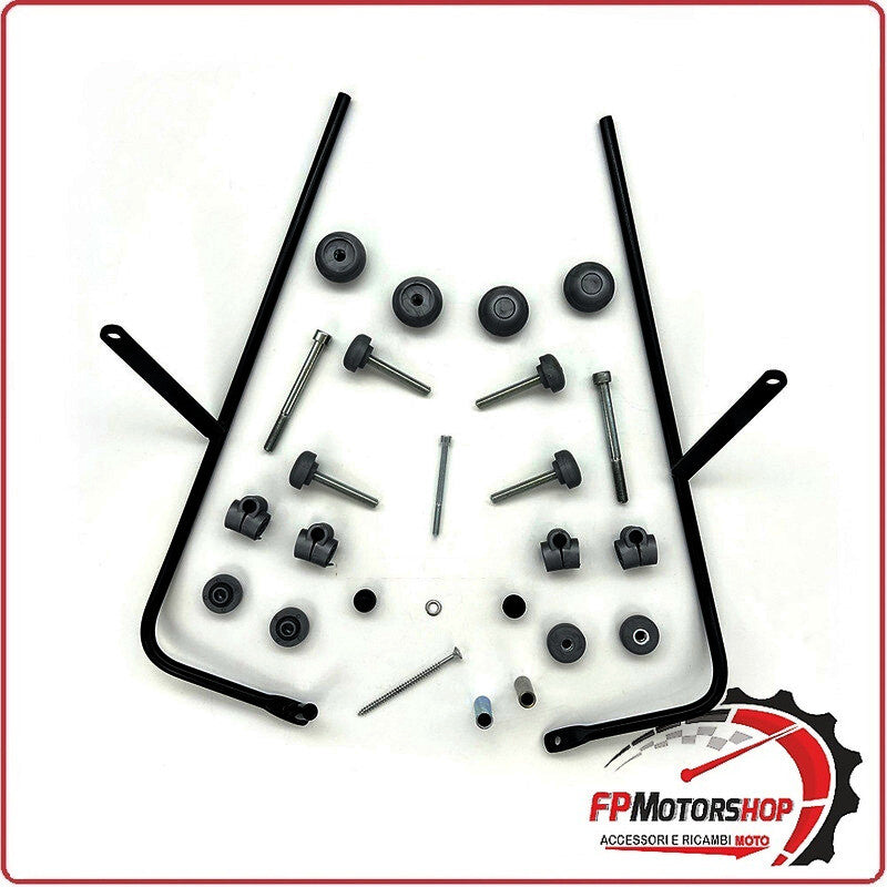 KIT ATTACCHI PARABREZZA SCOOTER PER DAELIM NS 125/150 99> GARELLI CONFORT 125 06