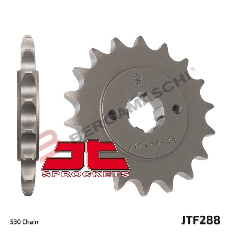 PIGNONE TRASMISSIONE PER MOTO JT 288 Z17 JTF288.17 17 DENTI ACCIAIO