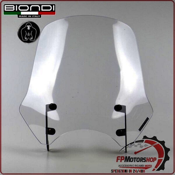 CUPOLINO PARABREZZA MOTO PER FANTIC CABALLERO 250 500 TOURING TRASPARENTE BIONDI