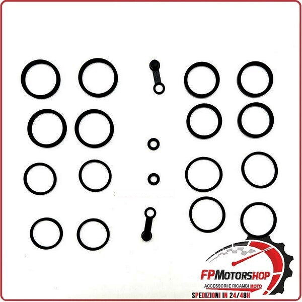 KIT REVISIONE 2 PINZE FRENO ANTERIORE PER KAWASAKI VERSYS 1000 12>13 TOURMAX