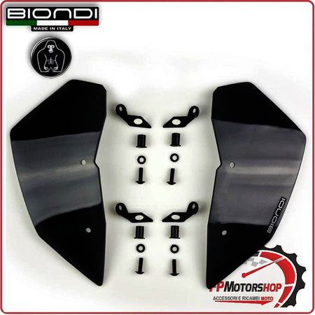 DEFLETTORE PER CUPOLINO MOTO GUZZI V100 STELVIO 24- FUME' SCURO BIONDI 8010499