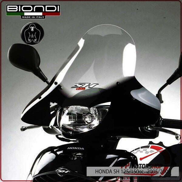 PARABREZZA PER SCOOTER WILD HONDA SH 125 150 2005>2008 BIONDI 8061211