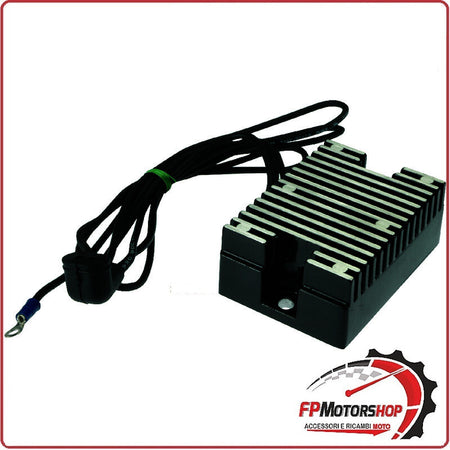 REGOLATORE DI TENSIONE PER HARLEY BIG TWIN 76-80 NERO WAI 12V CONNETTORE