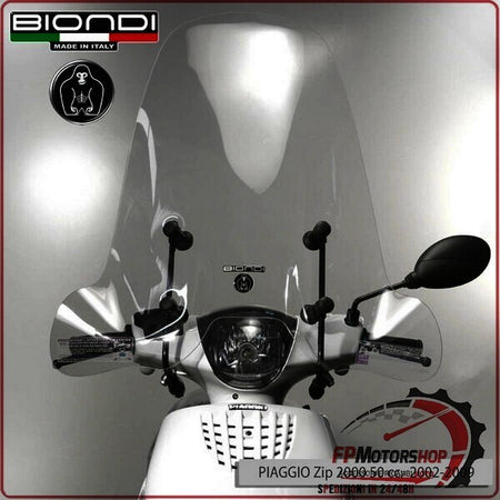 PARABREZZA CLUB PER SCOOTER PIAGGIO ZIP 50 2002>2018 BIONDI 8061032