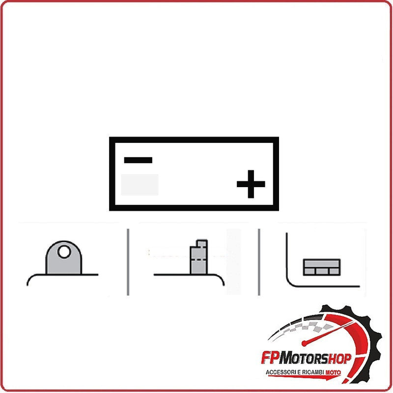 BATTERIA PER MOTO YUASA B39-6 6V 7AH 126X48X126MM AERMACCHI CHIMERA BMW