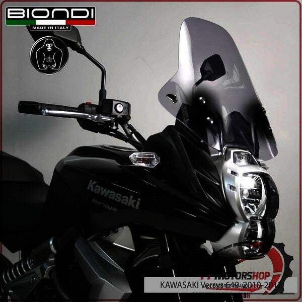 CUPOLINO PARABREZZA MOTO PER KAWASAKI VERSYS 650 FUME BIONDI 8010314 2010>2012