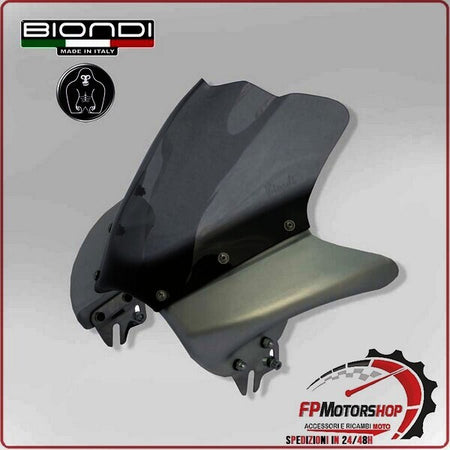 CUPOLINO PARABREZZA MOTO DARK FIANCHI ALLUMINIO GREZZO BIONDI PER DUCATI MONSTER