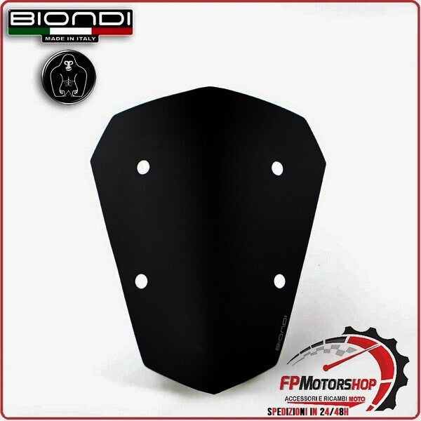 CUPOLINO PARABREZZA PER MOTO GUZZI V100 2022> NERO SATINATO SPORT BIONDI