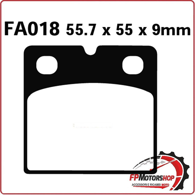 PASTIGLIE PASTICCHE FRENI PER MOTO BMW R80 DUCATI GUZZI EBC FA018