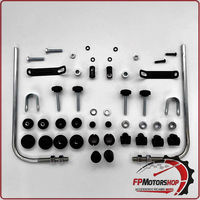 KIT ATTACCHI PARABREZZA SCOOTER PER YADEA G5/G5 PRO G5 S 21> BIONDI 8500481