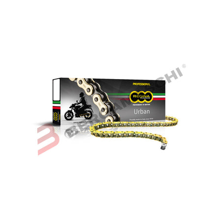 CATENA REGINA TRASMISSIONE PER MOTO 428 ORO 132 MAGLIE 126EB-ORO/019 