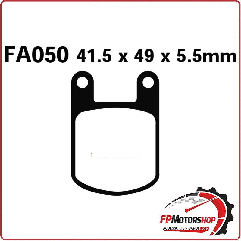 PASTIGLIE PASTICCHE FRENI PER SCOOTER MALAGUTI FIFTY HF EBC FA050 ORGANICA