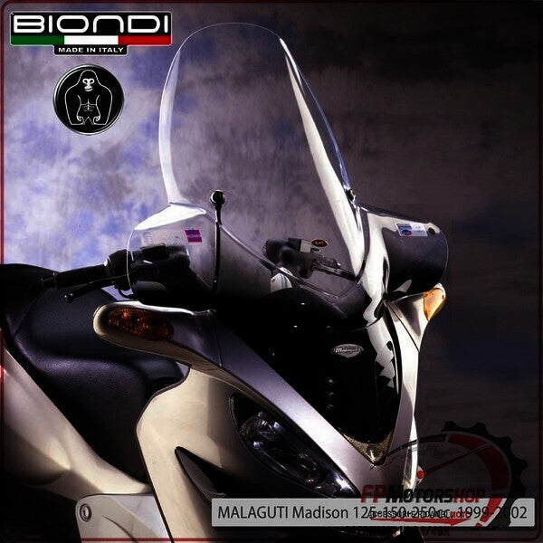 PARABREZZA PER SCOOTER CLUB MALAGUTI MADISON 125 1999> BIONDI 8061022