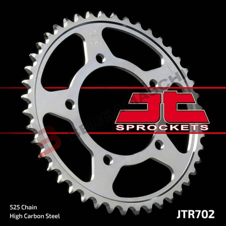 CORONA PER TRASMISSIONE MOTO JT 702 Z46 JTR702.46 46 DENTI ACCIAIO PASSO 525