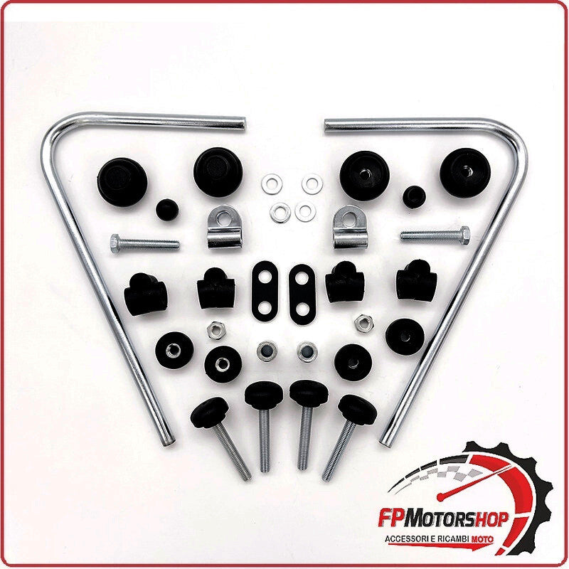 KIT ATTACCHI PARABREZZA PER SCOOTER WAYEL NCE 2023> BIONDI 8500476