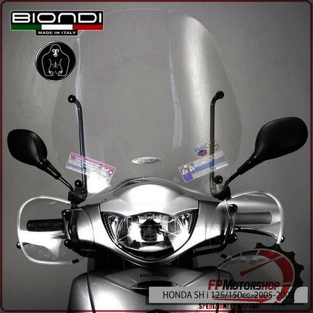 PARABREZZA PER SCOOTER HONDA SH 125/150 2005>2008 RICAMBIO ORIGINALE BIONDI