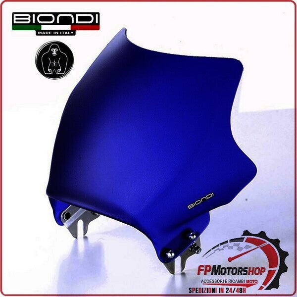 CUPOLINO PARABREZZA MOTO DARK BLU BIONDI PER DUCATI MONSTER 600/1000 1993>2006