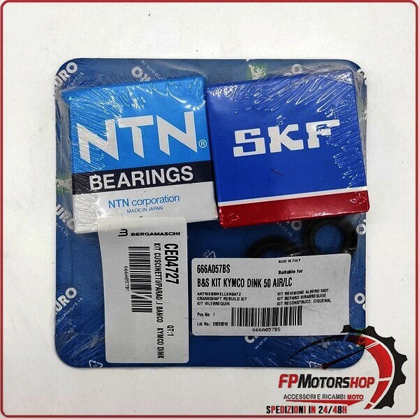 KIT CUSCINETTI PARAOLI BANCO PER KYMCO DINK 50 LC/AC 98>02 CENTAURO 666A057BS