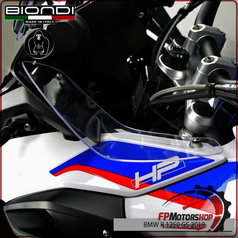 DEFLETTORE CUPOLINO PER BMW R1200GS TRASPARENTE BIONDI 8010369 17>19