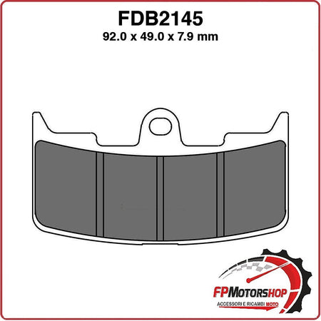 PASTIGLIE PASTICCHE FRENO PER MOTO FDB2145ST BUELL XB9 LIGHTNING 984 02>10 XB12