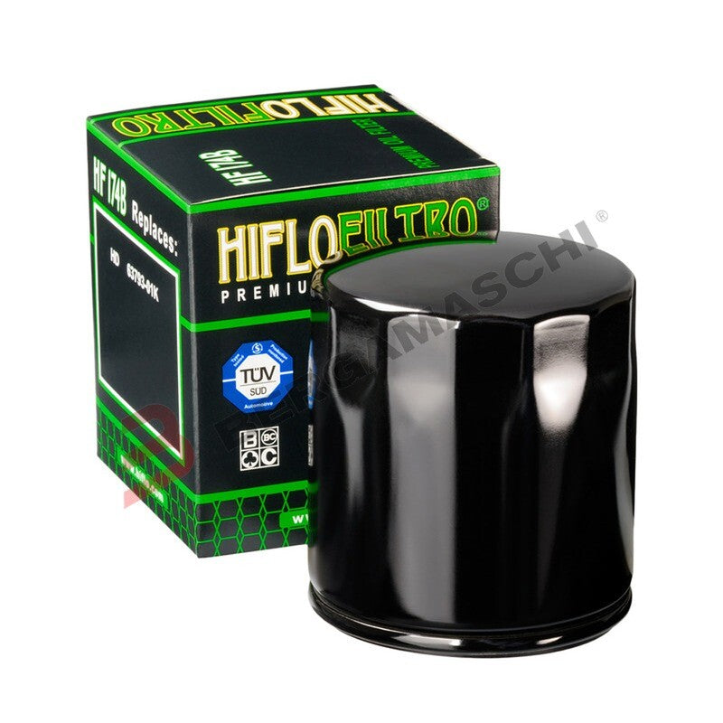 FILTRO OLIO PER MOTO HARLEY V-ROD NERO HIFLO HF174B