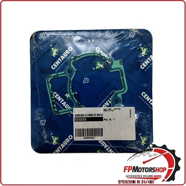 GUARNIZIONE BASE CILINDRO PER PIAGGIO NRG PUREJET 50 04>10 SP. 0,8 CENTAURO