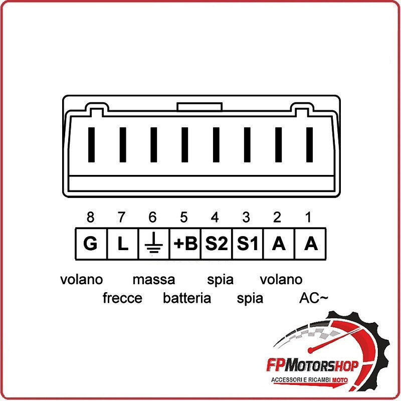 REGOLATORE DI TENSIONE PER PIAGGIO 50/125 NO LEADER LIBERTY NRG VESPA ET4