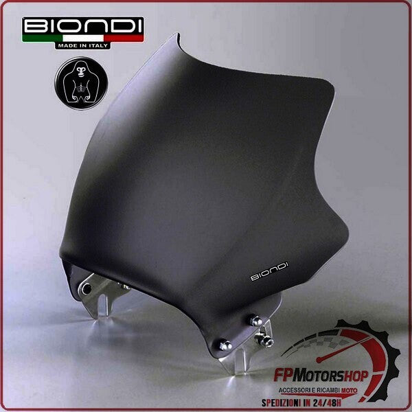 CUPOLINO PARABREZZA MOTO DARK GRIGIO SATINATO BIONDI PER DUCATI MONSTER 600/1000