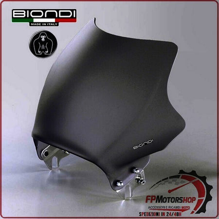 CUPOLINO PARABREZZA MOTO DARK GRIGIO SATINATO BIONDI PER DUCATI MONSTER 600/1000