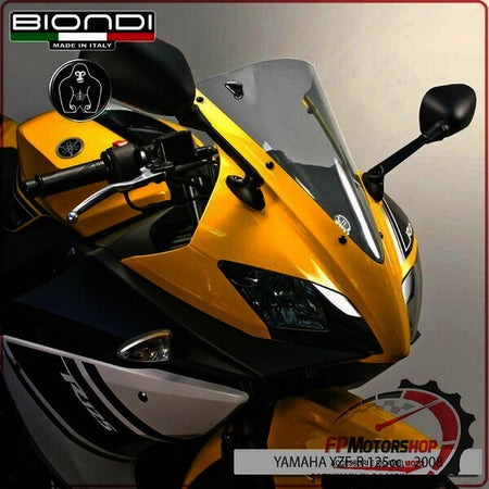 CUPOLINO PARABREZZA MOTO PER YAMAHA YZR125 08 BIONDI 8010307 YZF-R 125 2008>