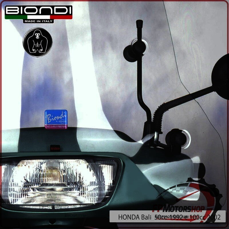 KIT ATTACCHI PARABREZZA SCOOTER PER HONDA BALI BIONDI 8500917 50 92> 100 02>