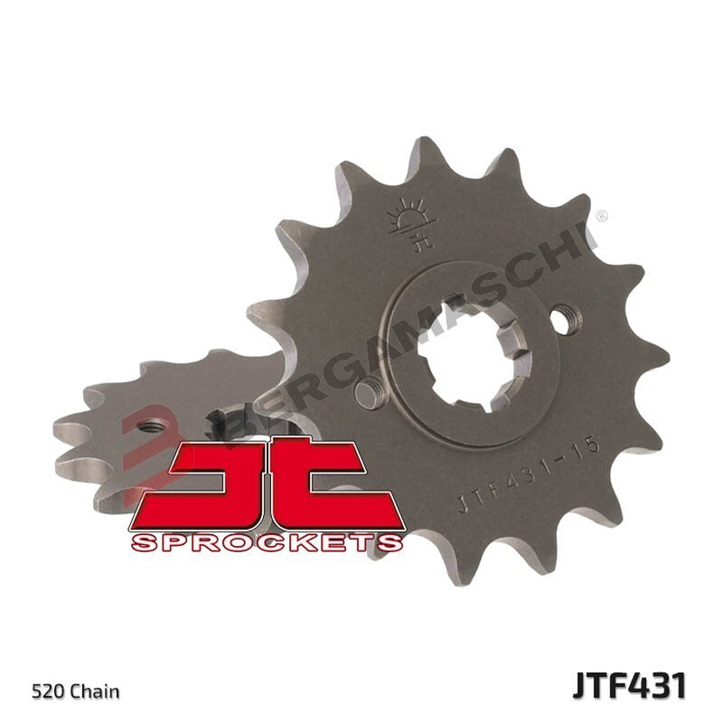PIGNONE TRASMISSIONE PER MOTO JT 431 Z14 JTF431.14 14 DENTI ACCIAIO PASSO 520