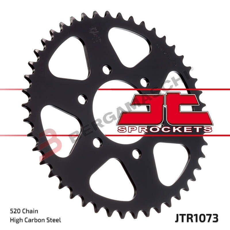 CORONA PER TRASMISSIONE MOTO JT 1073 Z46 JTR1073.46 46 DENTI ACCIAIO PASSO 520