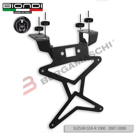PORTATARGA PER MOTO SUZUKI GSX-R 1000 05-09 REGOLABILE BIONDI 8909989