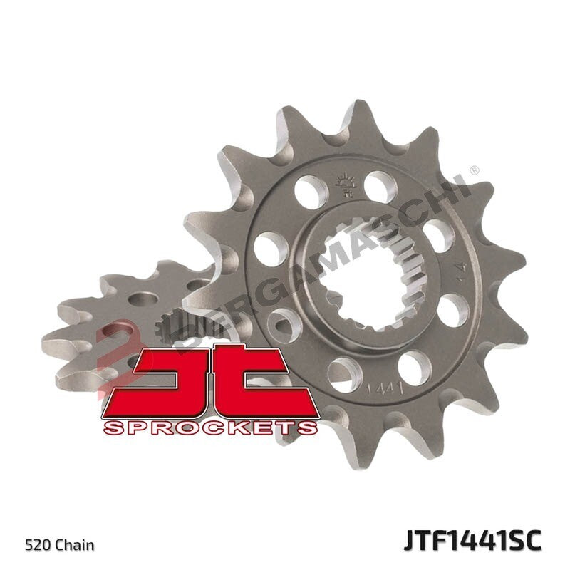PIGNONE TRASMISSIONE PER MOTO JT 1441 Z13 SC JTF1441.13SC 13 DENTI ACCIAIO SELF