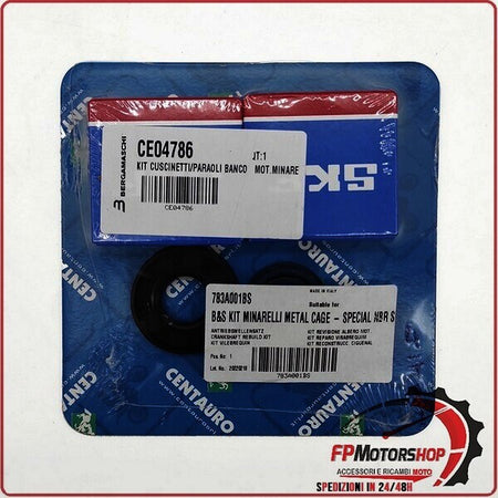 KIT CUSCINETTI/PARAOLI BANCO PER MINARELLI 50 CENTAURO 783A001BS MOTORI