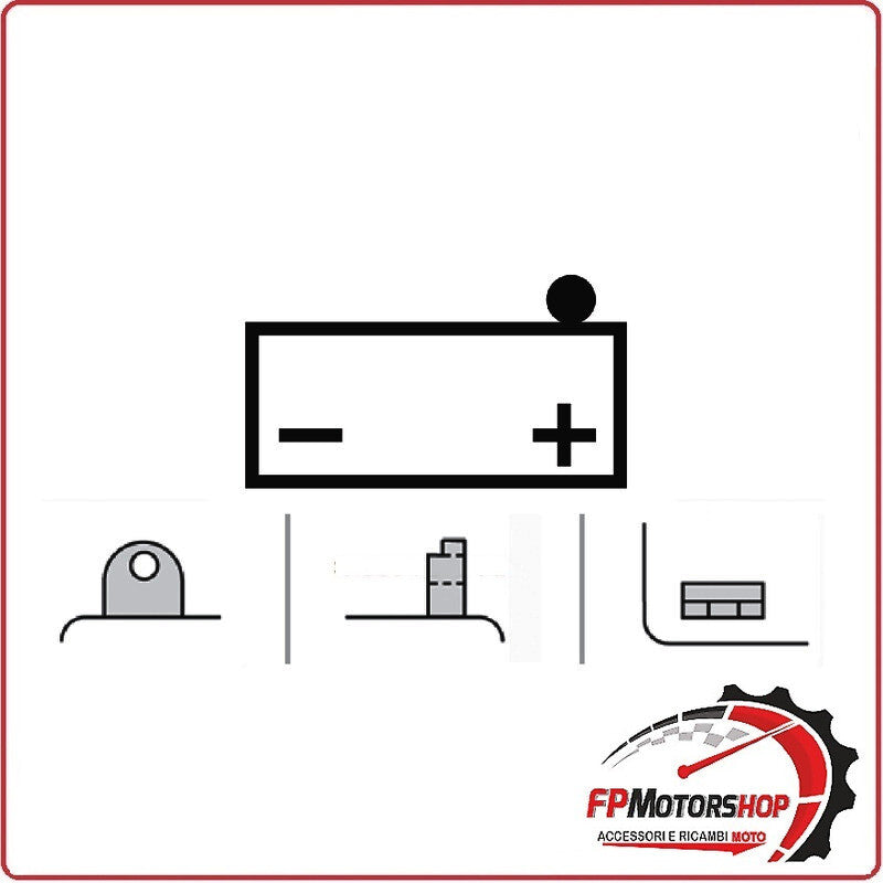 BATTERIA PER MOTO OKYAMI OB7C-A YB7C-A 12V 7AH 130X90X114MM CCA75 YAMAHA TW