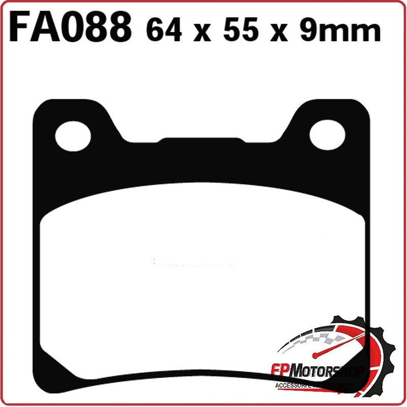 PASTIGLIE PASTICCHE FRENO FRENI YAMAHA FZR600-TDM850 XVS EBC FA088 PER MOTO
