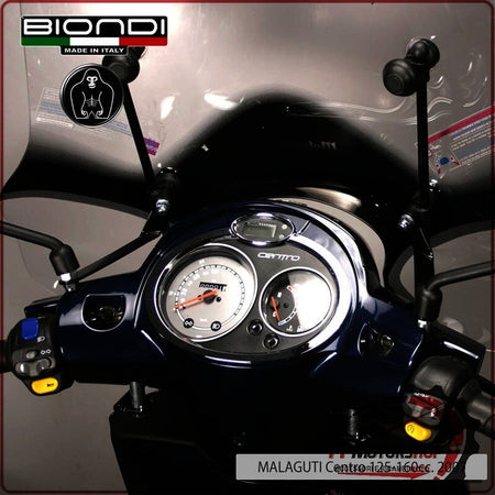 KIT ATTACCHI PARABREZZA SCOOTER PER MALAGUTI CENTRO 125/160 07> BIONDI 8500643